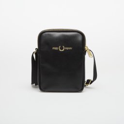 Чанта FRED PERRY Smooth Leather Small Side Bag Black Universal