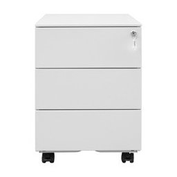 Офис контейнер Carmen CR-1817 ZH, 3 бр. чекмеджета, заключване, прахово боядисан, метален, сив