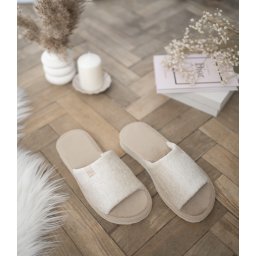 Дамски чехли Natural Style NS-075 бели