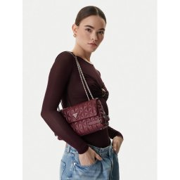 Guess Дамска чанта Paisleigh HWQG98 83210 Бордо