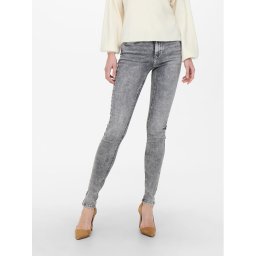 ONLY Дънки 15245366 Сив Skinny Fit