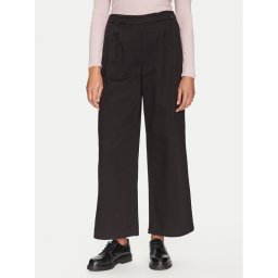 ONLY Текстилни панталони Stella 15338662 Черен Wide Leg