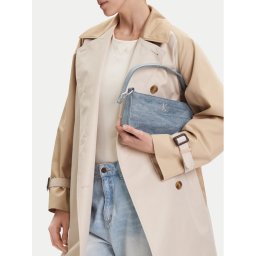 Calvin Klein Дамска чанта Denim Shoulder Pouch W/Strap LV04F3217G Син