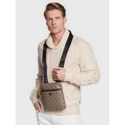 Мъжка чантичка Guess Vezzola Smart HMEVZL P2223 Бежов