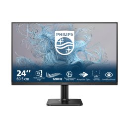 Philips 24E2N1110, 24" IPS, Full HD, 120Hz, 1ms MPRT, Adaptive Sync, LowBlue Mode - Черен