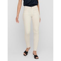 ONLY Дънки 15218655 Екрю Skinny Fit