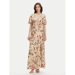 Guess Официална рокля W5YK01 WHEZ2 Бежов Regular Fit
