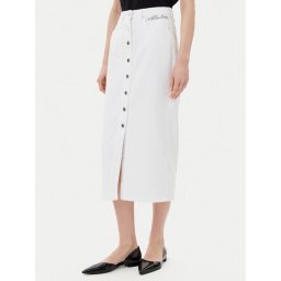 KARL LAGERFELD Дънкова пола A2W12020 Бял Regular Fit