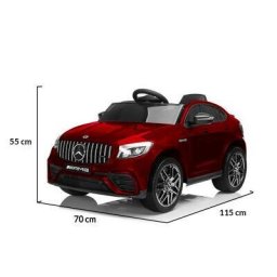 Акумулаторен джип Mercedes GLC 63S AMG QLS5688, Червен