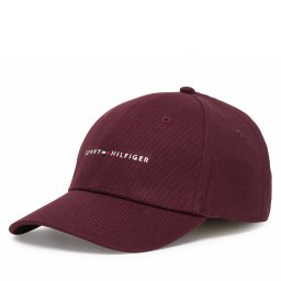 Шапка с козирка Tommy Hilfiger Th Foundation Hct 6 Panel Cap AM0AM14045 Бордо