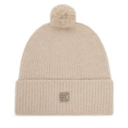 Шапка Calvin Klein Emblem Brushed LV04D8067G Бежов
