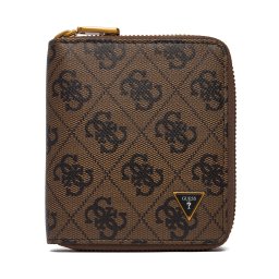 Портфейл Guess SMMALO LEA02 Кафяв