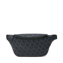 Чанта за кръст﻿ Calvin Klein Jeans Matte Aop Sq Waistbag 38 LV04G3113G Черен