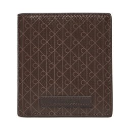 Портфейл Calvin Klein Coated Ns Slim Billfold LV04D1084G Кафяв