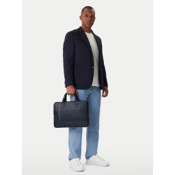 Чанта за лаптоп Tommy Hilfiger Th Central Slim Computer Bag AM0AM13631 Тъмносин