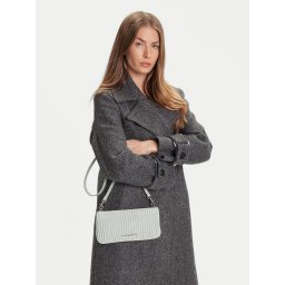 Дамска чанта Calvin Klein Jeans Rouched Zip Top Bag LV04K3090G Сив