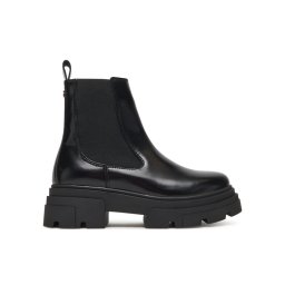 Tommy Hilfiger Боти тип челси Shiny FW0FW09042 Черен