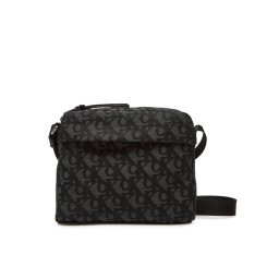 Calvin Klein Мъжка чантичка Slouched Monogram Mini Zip Fligh LV04G3175G Черен