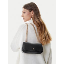 Дамска чанта Calvin Klein Ck Convertible Chain Small Bag LV04F3172G Черен