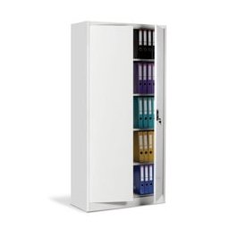 Метален шкаф Carmen CR-1235 J, 4x рафтове, прахово боядисан, метален, заключване, товаропоносимост на един рафт 40kg
