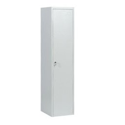 Метален шкаф Carmen CR-1291 L, 1x шкафове, 2x рафтове, 2x кукички, 2x лост за закачалки, прахово боядисан, метален, товаропоносимост на един рафт 40kg, вентилационен отвор