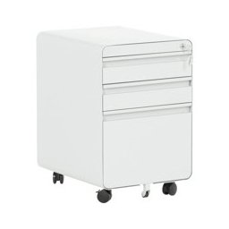 Офис контейнер Carmen CR-1808 K, 3 бр. чекмеджета, заключване, прахово боядисан, метален, сив