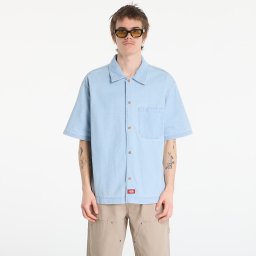 Риза Dickies Denim Shirt Ss Fog Blue XL