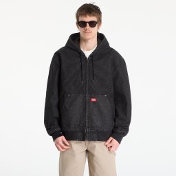 Bomber Dickies Lined Denim Hooded Bomber Black Wsh Faded XL