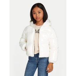 Tommy Hilfiger Пухено яке New York KG0KG08496 Екрю Regular Fit