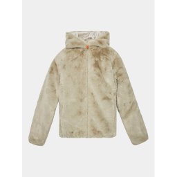Save The Duck Кожено палто Chloe J33540G FURY17 Бежов Regular Fit