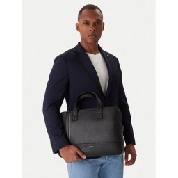 Tommy Hilfiger Чанта за лаптоп Th Central Slim Computer Bag AM0AM13631 Черен
