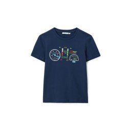 Original Marines Тишърт DFP2249CM Тъмносин Regular Fit