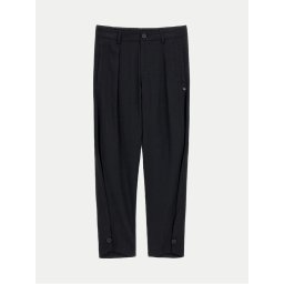 Original Marines Текстилни панталони DFP5087YF Черен Regular Fit