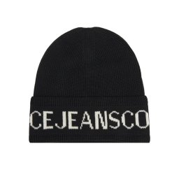 Versace Jeans Couture Шапка Big Beanie 79YAZK40 Черен