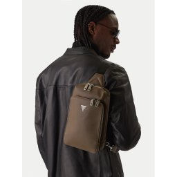 Guess Мъжка чантичка HMMISA P5226 Кафяв