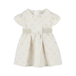Karl Lagerfeld Kids Ежедневна рокля Z30515 M Екрю Regular Fit