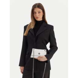 Tory Burch Дамска чанта Kira Turnlock Mini Bag 176642 Бял