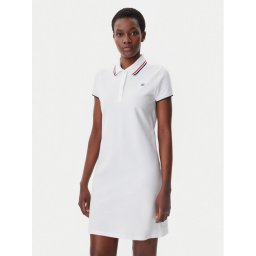 Tommy Hilfiger Ежедневна рокля WW0WW45532 Бял Regular Fit