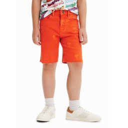 Desigual Дънкови шорти 23SBDD01 Кафяв Regular Fit