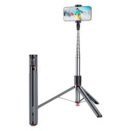 YESIDO SF30 - селфи стик със статив, автоматично отваряне, 1.7м, Bluetooth