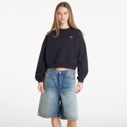 Суитшърт FRED PERRY Tipped Sweatshirt Navy 10