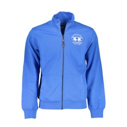 LA MARTINA MEN'S BLUE ZIP-UP SWEATSHIRT