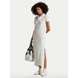 Polo Ralph Lauren Ежедневна рокля 211968291001 Бял Regular Fit