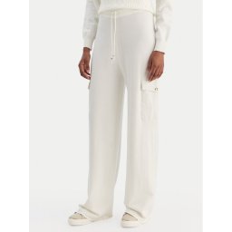 Liu Jo Текстилни панталони TF5041 MS75L Екрю Regular Fit