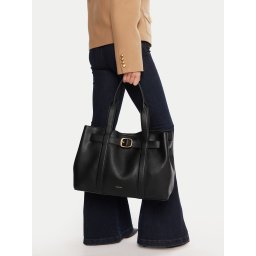 Дамска чанта Calvin Klein Buckle Medium Tote LV04F3294G Черен