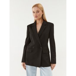 Hugo Сако Amaga 50494607 Черен Relaxed Fit