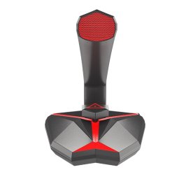 Genesis Radium 200 - кондензаторен USB микрофон с кардиоидна насоченост и LED - червен/черен