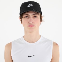 Шапка Nike Pro Dri-FIT Unstructured Swoosh Run Cap Black/ Anthracite/ Reflective Silv L/XL