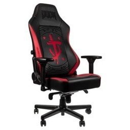 Геймърски стол noblechairs HERO DOOM Edition, изкуствена кожа, до 150кг макс. тегло, черен