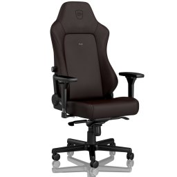 Геймърски стол noblechairs HERO Java Edition (NBL-HRO-PU-JED), до 150кг. макс тегло, еко кожа и дишаща материя, алуминиева база, 4D подлакътници, кафяв
